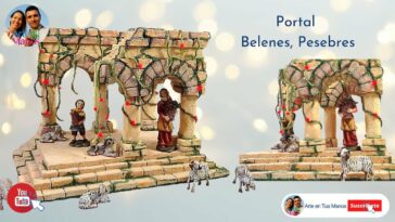 ?Cómo Hacer un PORTAL para NACIMIENTO de Belenes, paso a paso