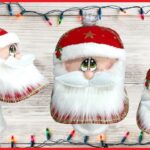 ?Cómo decorar GORRAS NAVIDEÑAS con Santa Claus?