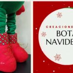 Como hacer un Bota para muñecos Navideños