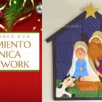 Cómo hacer un cuadro navideño en técnica Patchwork