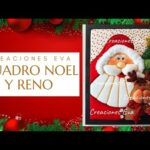 Cuadro Noel Y Reno Técnica Patchwork