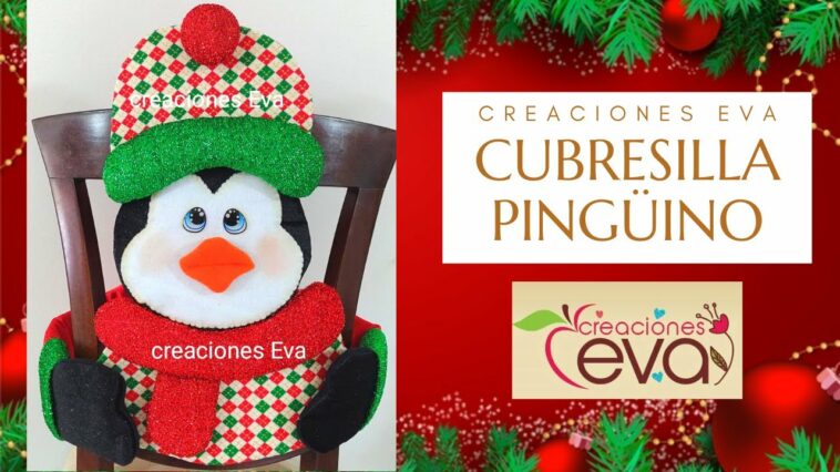 Cubresilla Navideño de Pinguino