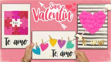 DIY: 3 Tarjetas de AMOR - Dia del AMOR y la AMISTAD