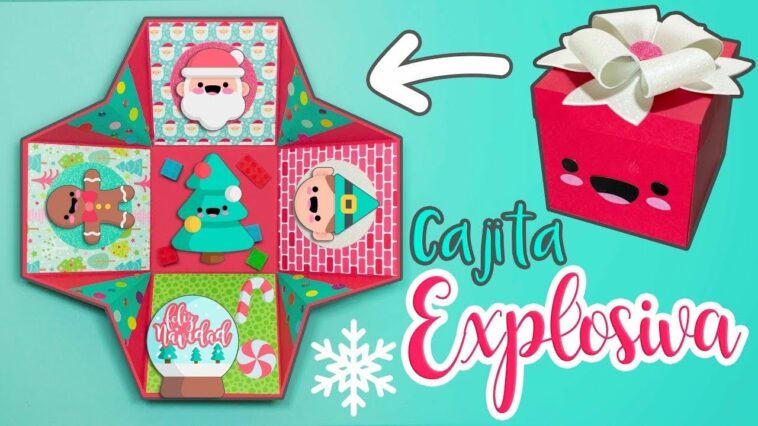 DIY: Cajita explosiva NAVIDEÑA KAWAII - ESPECIAL DE NAVIDAD