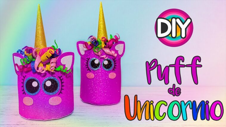 DIY: Cojín de FOAMI con forma de UNICORNIO