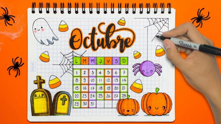 DIY: Haz tu Calendario de OCTUBRE! HALLOWEEN