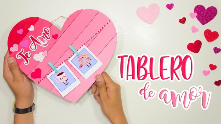 DIY: Regalo para tu novi@ hecho con carton - ESPECIAL DE SAN VALENTÍN