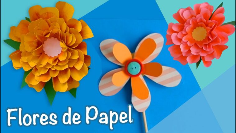 Flores de Papel ?Gerbera Centro de mesa ? Parte 2 Chuladas Creativas