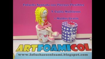 Fofucha Sentada Con Piernas Flexibles Y Cajita Multiusos