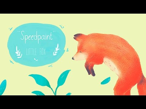 Fox Digital Speedpaint Photoshop -Catalina Novelli