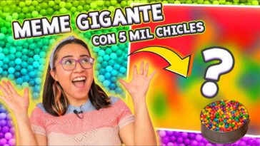 HICE UN CUADRO GIGANTE CON CHICLES DE COLORES ? *usé +2000 chicles* ? Craftingeek