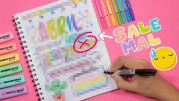 Haz tu CALENDARIO de ABRIL -  BULLET JOURNAL - SALE MAL :O