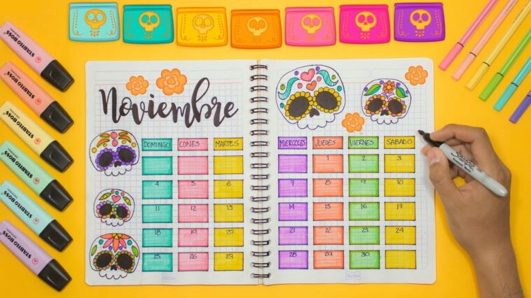 Haz tu CALENDARIO de Noviembre - DIA DE MUERTOS