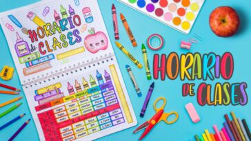 Haz tu HORARIO DE CLASES BONITO - REGRESO A CLASES