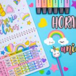 Haz tu HORARIO de CLASES de UNICORNIO - REGRESO A CLASES