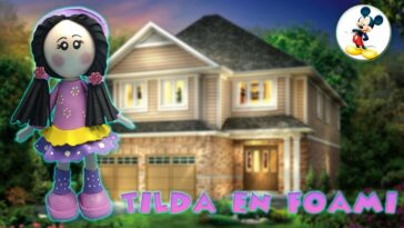 Muñeca Tilda en Foami o Goma Eva - Moldes Gratis