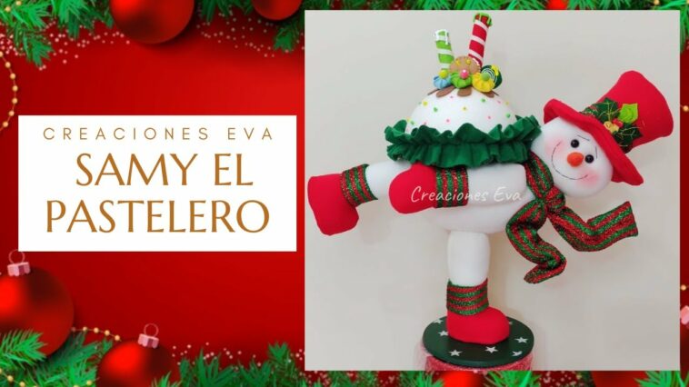 Muñeco de Nieve Navidad 2021, Samy el Pastelero