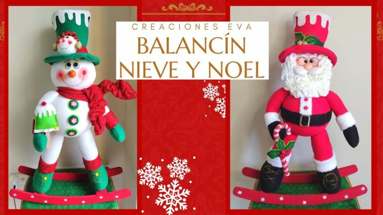 Muñecos navideños fáciles, BALANCIN PARTE 1