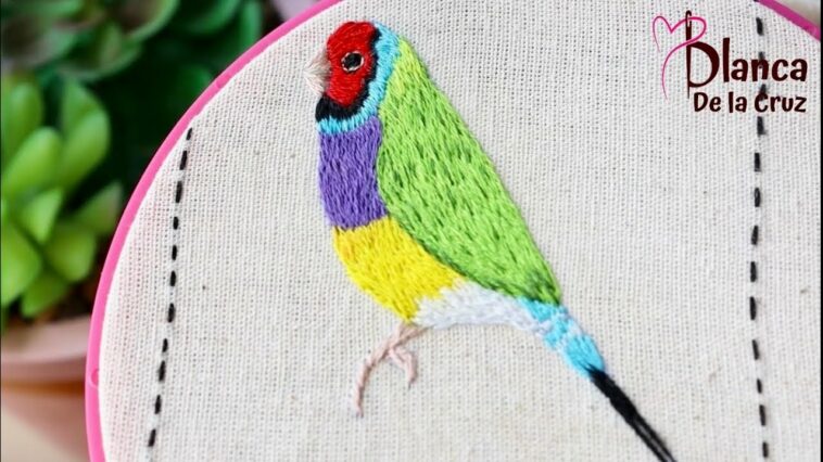 Needle painting pintar con hilos Diamante de Gould