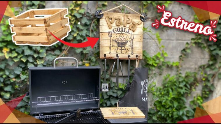 Organizador Grill ?? para papá ? :: #Cricut ? #diadelpadre #grill #fathersday