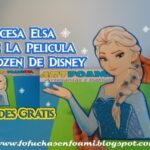 PRINCESA ELSA DE LA PELICULA FROZEN DE DISNEY EN FOAMI O GOMAEVA