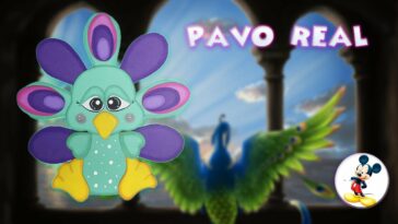 Pavo Real en Foami o Goma Eva - Moldes Gratis