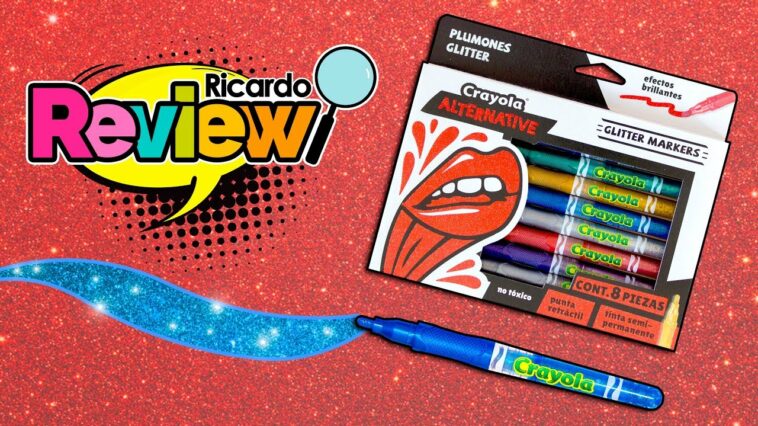 REVIEW: Marcadores con GLITTER CRAYOLA ALTERNATIVE | Cuanto me costaron? Valen la pena?