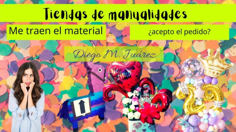 Tiendas de manualidades: ¿acepto pedidos si me traen el material?