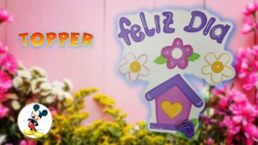 Topper Casa en Foami o Goma Eva - Molde Gratis