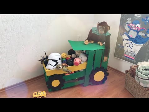 ? Tractor Juguetero con Huacales ? Toy Wooden crate DIY