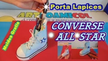 ZAPATO PORTA LAPICES CONVERSE ALL STAR EN FOAMI O GOMAEVA