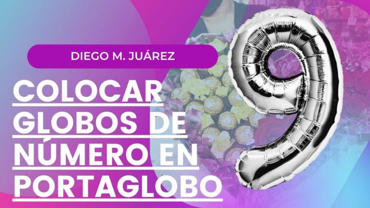 coloca globos de numero en su copa y recomendaciones adicionales