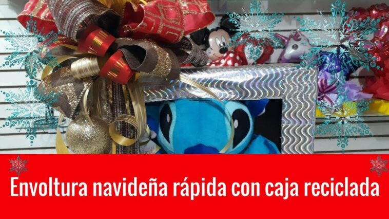 envoltura rápida con caja reciclada Fácil