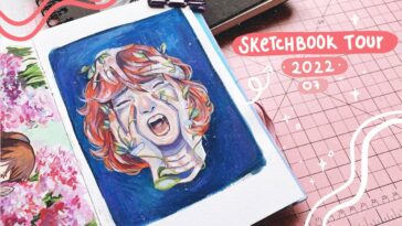 sketchbook tour ?  2022 ? Watercolor & Gouache