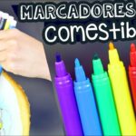 ¡MARCADORES COMESTIBLES! Dibuja en tu comida / postres fáciles ✄ Craftingeek