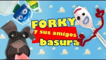 Forky y amigos hechos con basura Latix y Latuno :: TOY STORY DIY