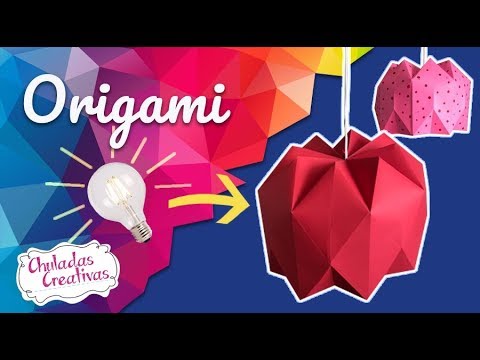 Lámpara de Papel Estilo Origami ? Paper Lanter Chuladas Creativas