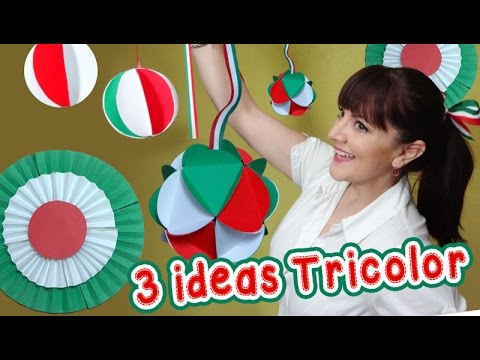 3 Ideas Tricolor Decorativas estilo Mexicano :: Chuladas Creativas :: Esferas de papel