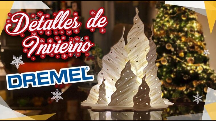 Arbolitos Navideños de Madera muy decorativos  ? Moto Saw de Dremel ⚙️ Manualidades de Navidad