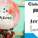 Arreglo envoltura + Globo transparente con pintura + Personalizado