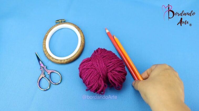 BORDADO A MANO TRUCO FÁCIL PARA HACER FLORES | HAND EMBROIDERY EASY FLOWERS