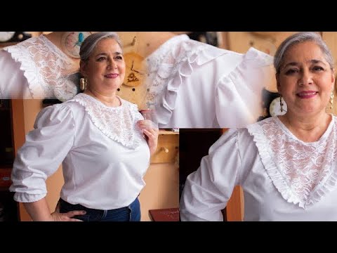 Blusa,manga muñeca/patrones, corte y confección Gratis con Luzkita/IDEA de Negocio