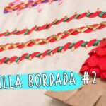 Bordado a mano: BORDADO CON TRENCILLA # 2 /Hand embroidery:  rick rack basics stitches