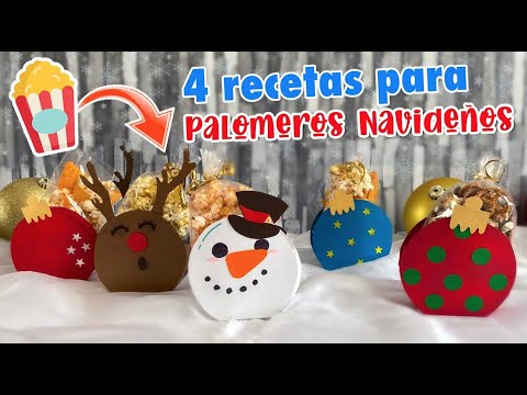 Cajitas Navideñas  ? con recetas Deli? ☃️ ChuladasCreativas Popcorn Christmas☃️ Diy Navidad