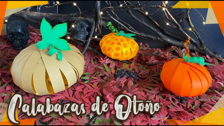 Calabazas decorativas de Halloween de papel ? :: Halloween :: Pumpkin ?  :: Chuladas Creativas