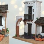 ?Cómo Hacer CASAS para PESEBRES, BELENES, con Balcón y Arco, Tutorial con Arte en Tus Manos