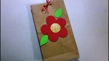 Cómo Hacer un BOLSA DE PAPEL PARA REGALO, FÁCIL