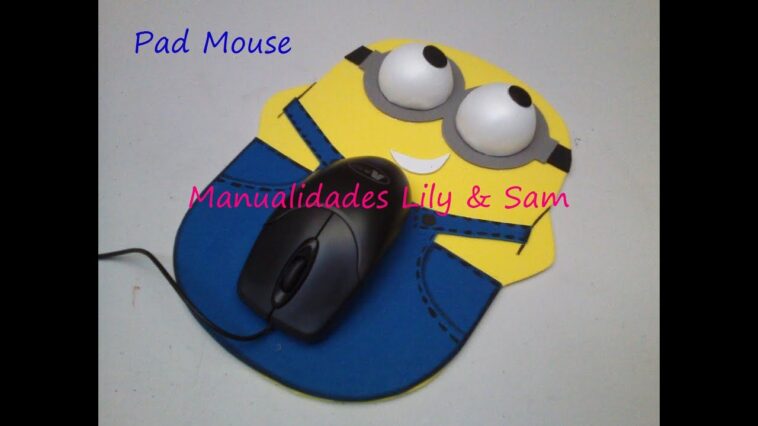 Cómo Hacer un PAD MOUSE MINIONS en Foami (Goma Eva) FÁCIL