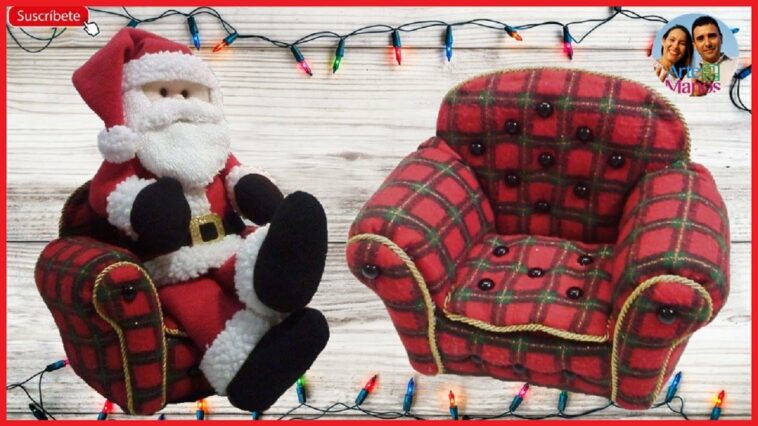 ?Cómo Hacer un SILLÓN PARA SANTA CLAUS, Paso a paso con Arte en Tus Manos