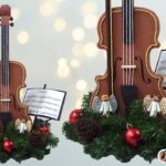 ?Cómo Hacer un VIOLÍN NAVIDEÑO en Foami, ángeles y material reciclado